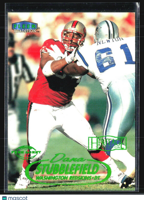 1998 Fleer Tradition - #25 Dana Stubblefield Heritage Collection /125