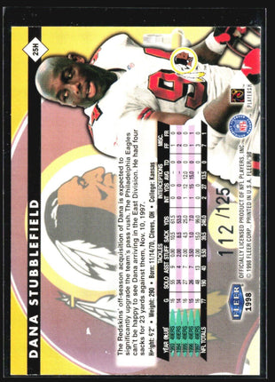 1998 Fleer Tradition - #25 Dana Stubblefield Heritage Collection /125