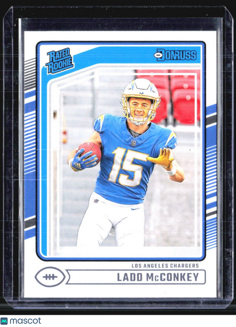 2024 Panini Donruss - Rated Rookie #328 Ladd McConkey (RC)