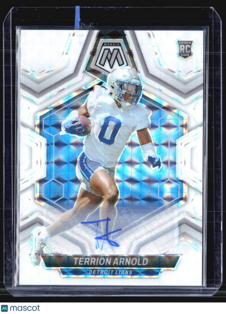 2024 Panini Mosaic Terrion Arnold White Rc Auto #324