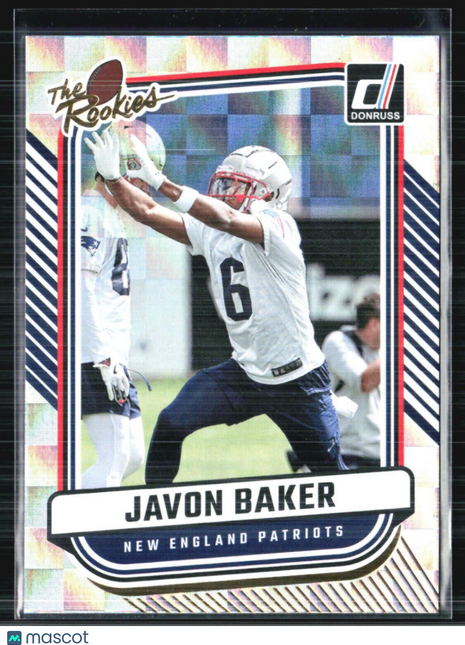 2024 Panini Donruss The Rookies Javon Baker Rc #TR-25