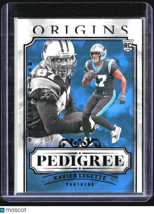 2024 Panini Origins Pedigree Xavier Legette Rc ssp #16