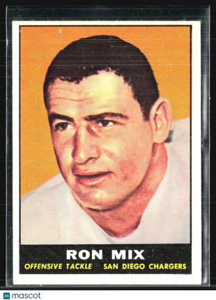 1961 Topps Ron Mix #168