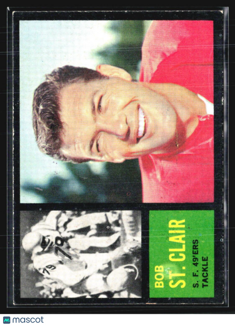 1962 Topps - #157 Bob St. Clair