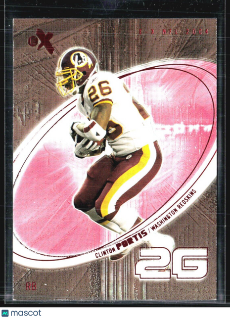 2004 Fleer E-X - #12 Clinton Portis Essential Credentials /54