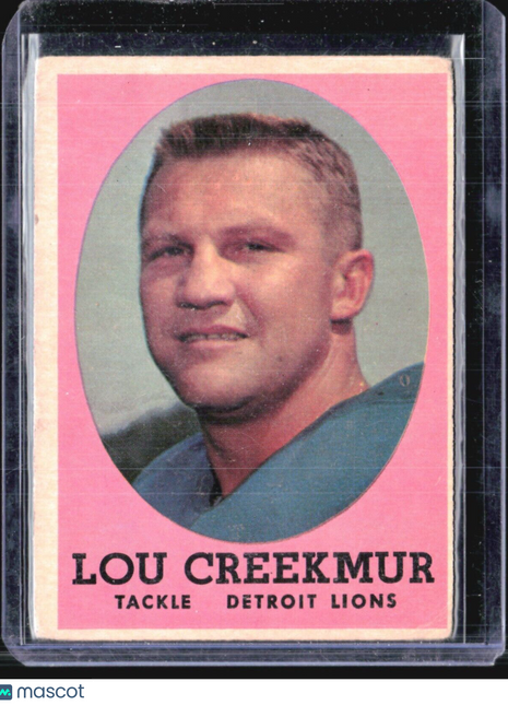 1958 Topps - #81 Lou Creekmur