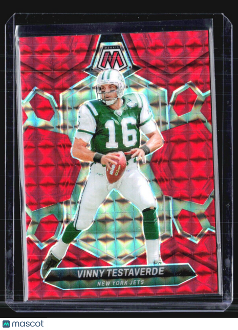 2024 Panini Mosaic Vinny Testaverde Red Prizm #243