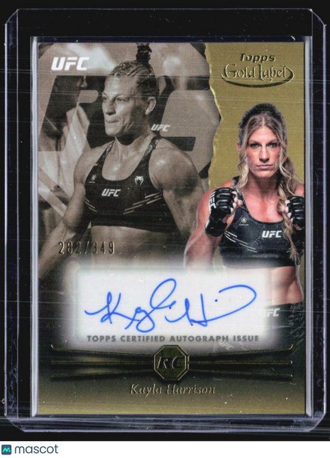 2024 Topps UFC Gold Label Kayla Harrison Rc Auto /349 #RCA-KHN