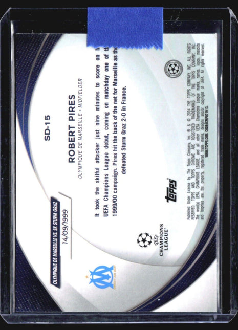 2024 Topps Chrome UEFA Robert Pires Starball Debut #SD-15