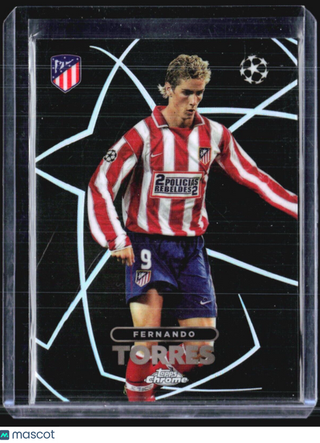 2024 Topps Chrome UEFA Fernando Torres Shadow Etch #BE-7