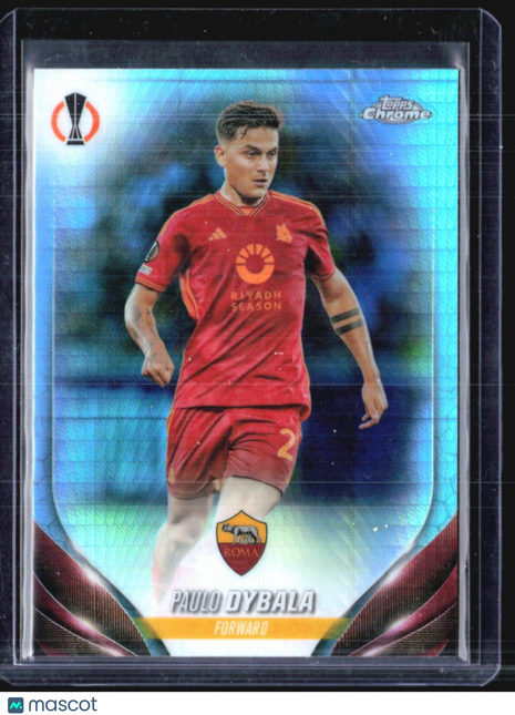 2023-24 Topps Chrome UEFA Club Competitions - #128 Paulo Dybala Teal