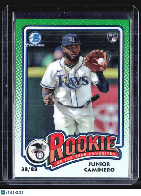 2024 Bowman Chrome Rookie of the Year Favorites #ROY-8 Junior Caminero (RC)