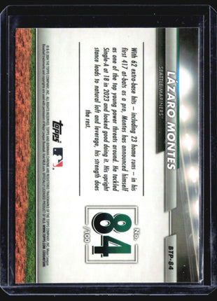 2024 Bowman - Chrome Prospects #BCP-110 Lazaro Montes (RC)