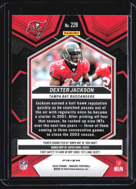 2024 Panini Mosaic Dexter Jackson Silver Prizm #229