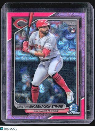 2024 Bowman - #79 Christian Encarnacion-Strand (RC) Pink Mojo /199