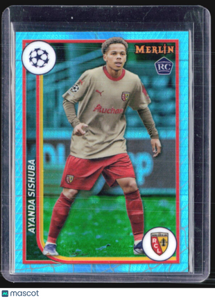 2023-24 Topps Merlin UEFA Club Competitions - #136 Ayanda Sishuba (RC) Teal