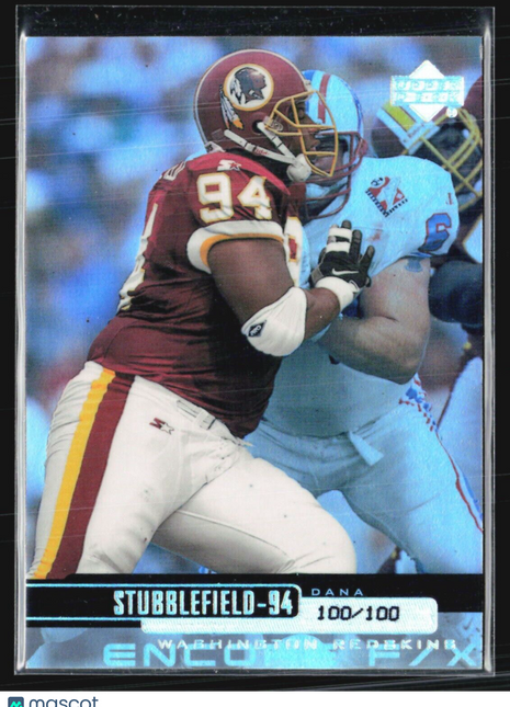 1999 Upper Deck Encore F/X - #179 Dana Stubblefield /100