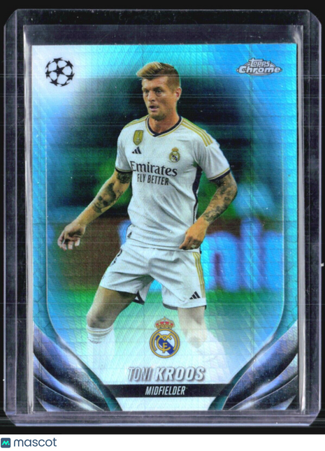 2023-24 Topps Chrome UEFA Club Competitions - #180 Toni Kroos Teal