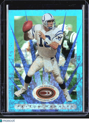 1999 Donruss Preferred Power QBC - #112 Peyton Manning Platinum /50