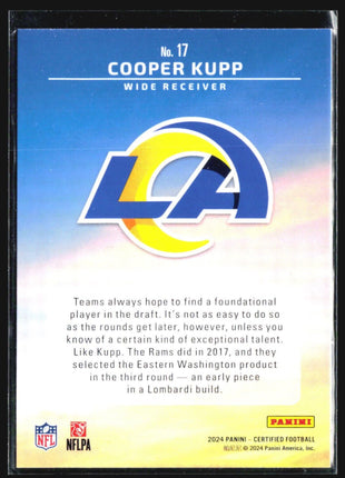 2024 Panini Certified Cooper Kupp Franchise Foundations #17