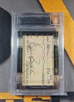 2009 Razor Cut Sigantures Linda Ronstadt Kenny Rogers Auto BGS Authentic