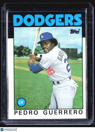 1986 Topps - #145 Pedro Guerrero