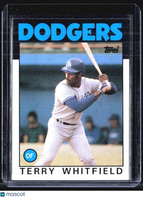1986 Topps - #318 Terry Whitfield