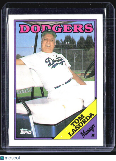 1988 Topps - Team Checklist #74 Tommy Lasorda