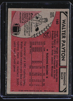 1980 Topps - #160 Walter Payton