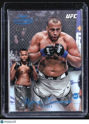 2024 Topps UFC Gold Label Rodrigo Nascimento Blue Rc /99 #29