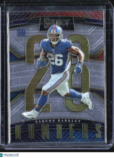 2022 Panini Select Numbers Saquon Barkley #sn-11