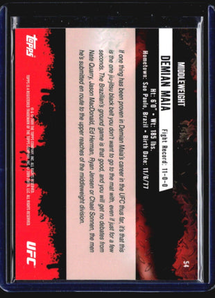 2009 Topps UFC Round 1 Demian Maia #54