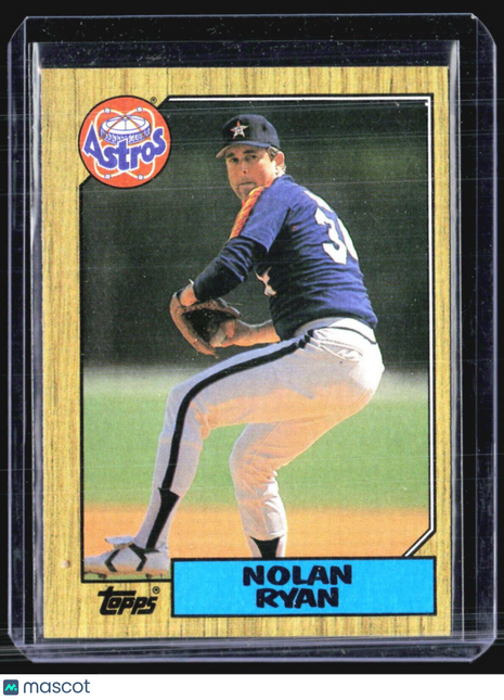 1987 Topps - #757 Nolan Ryan