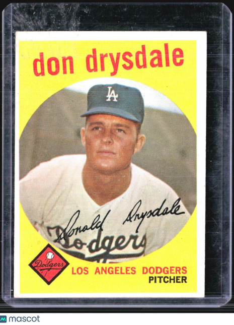 1959 Topps - #387 Don Drysdale