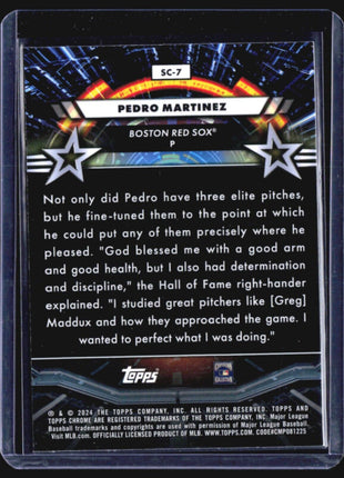 2024 Topps Cosmic Chrome - Star Command #SC-7 Pedro Martinez