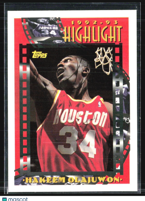 1993 Topps Highlight Hakeem Olajuwon #2