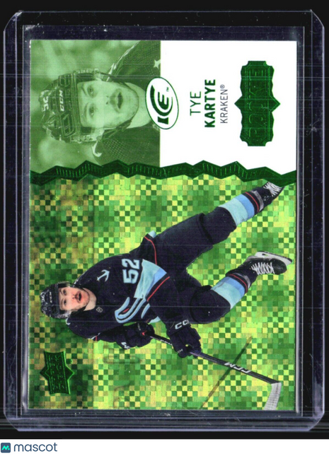 2023-24 Upper Deck Ice - Rookies Green #117 Tye Kartye (RC)