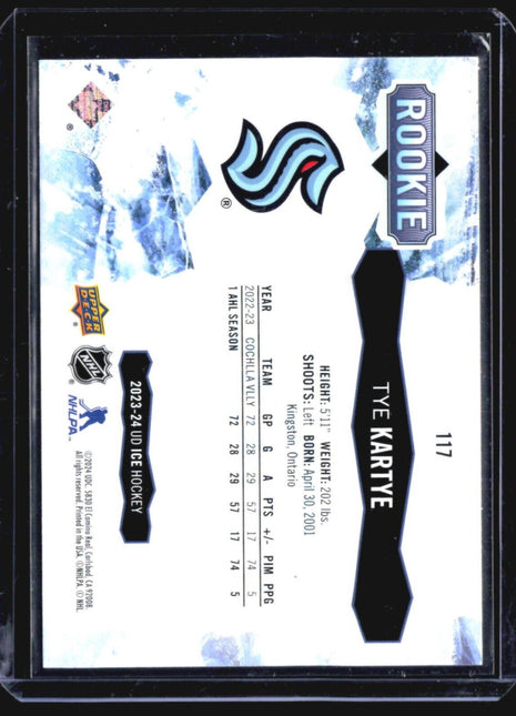 2023-24 Upper Deck Ice - Rookies Green #117 Tye Kartye (RC)