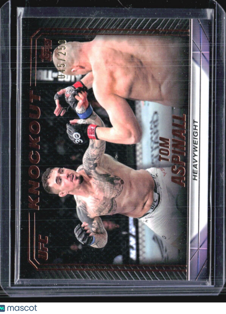 2024 Topps UFC Knockout Tom Apsinall Bronze /250 #76