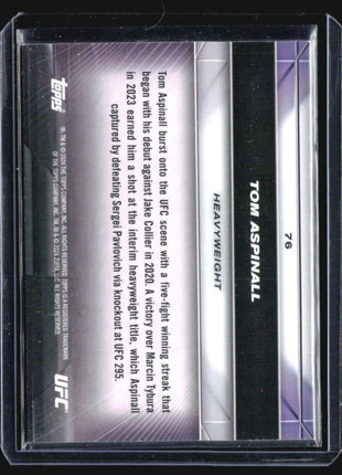 2024 Topps UFC Knockout Tom Apsinall Bronze /250 #76