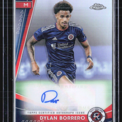2024 Topps MLS Chrome Dylan Borrero Refractor Auto