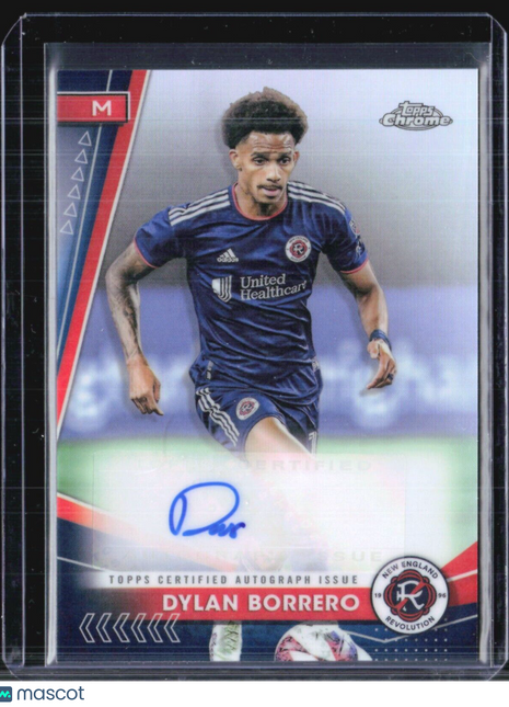 2024 Topps MLS Chrome Dylan Borrero Refractor Auto