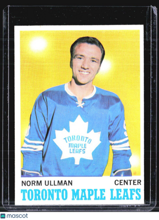 1970-71 Topps - #110 Norm Ullman