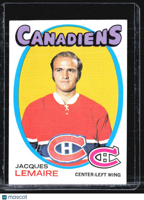 1971-72 Topps - #71 Jacques Lemaire