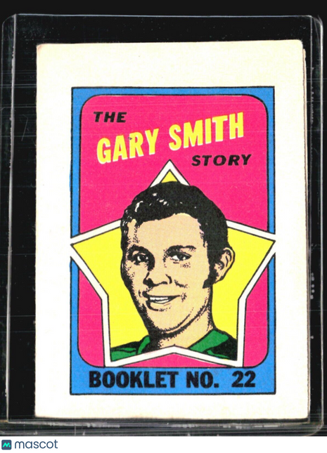 1971-72 O-Pee-Chee OPC Hockey Checklist Gary Smith #22