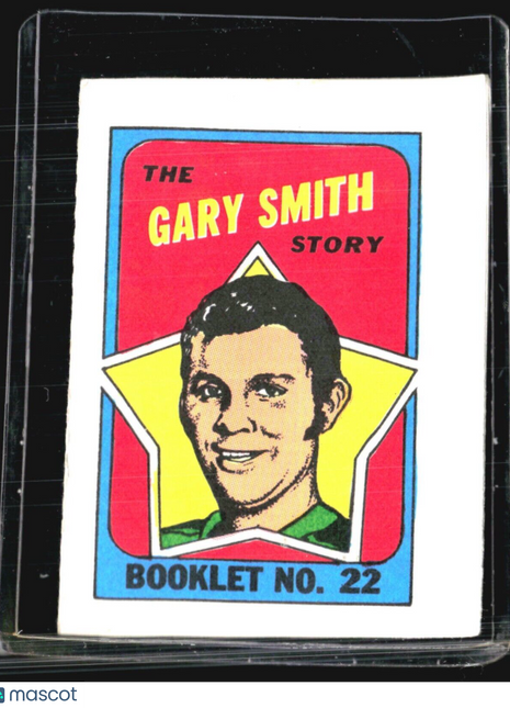 1971-72 Topps Hockey Checklist Gary Smith #22