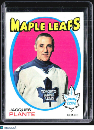 1971-72 Topps - #10 Jacques Plante