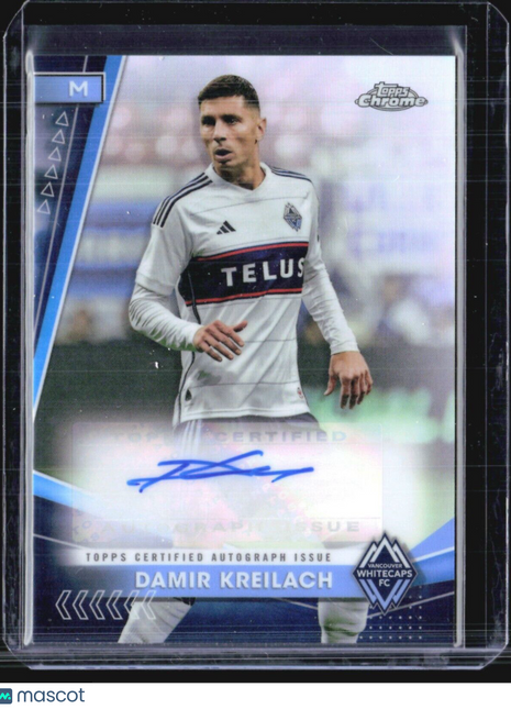 2024 Topps Chrome MLS Damir Kreilach Refractor Auto