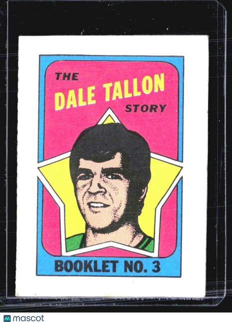 1971-72 Topps Hockey Checklist Dale Tallon #3