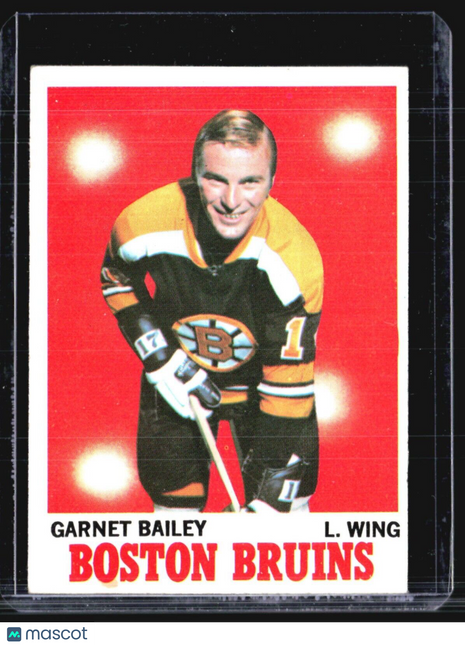 1970-71 O-Pee-Chee - #10 Garnet Bailey (RC)